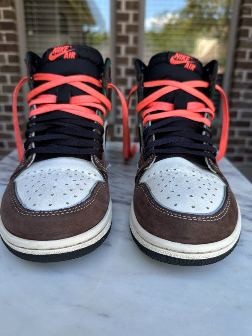Nike Jordan 1 Retro High OG Hand Crafted Leather DH3097-001 Women 9.5 Men 8 - Picture 13 of 15